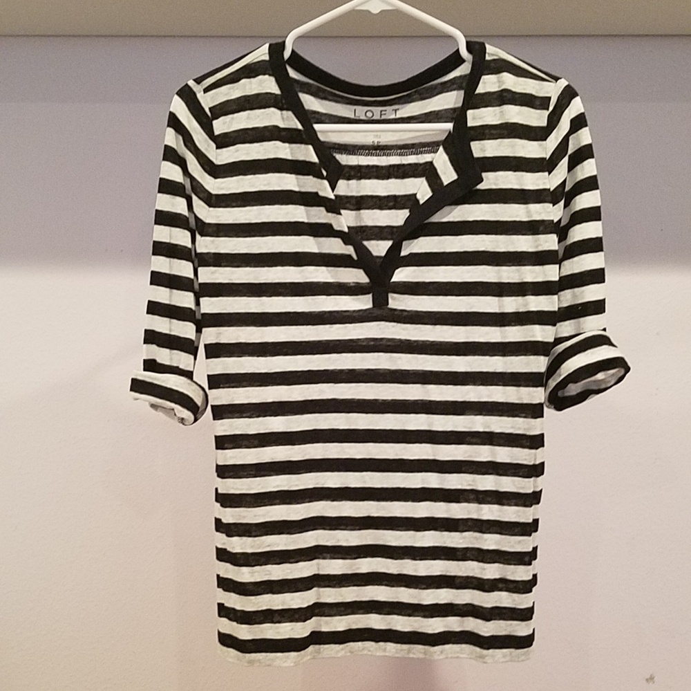 LOFT striped long sleeve